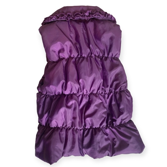 Purple Calvin Klein Jeans puffer vest, girls size 3 - Picture 2 of 7